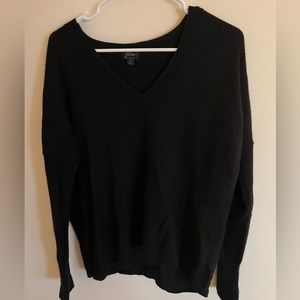 Black JCrew Cashmere Sweater